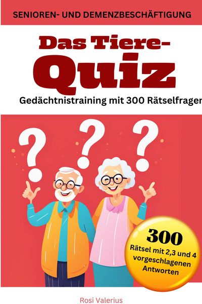 Produktbild: Das Tiere-Quiz Ged&auml;chtnistraining mit 300 R&auml;tselfragen