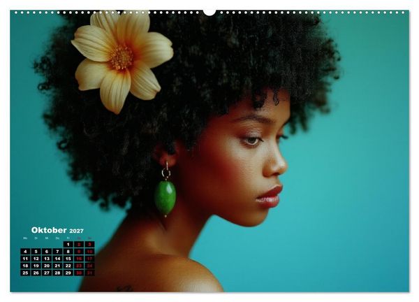 Produktbild: Florale Anmut (hochwertiger Premium Wandkalender 2027 DIN A2 quer), Kunstdruck in Hochglanz