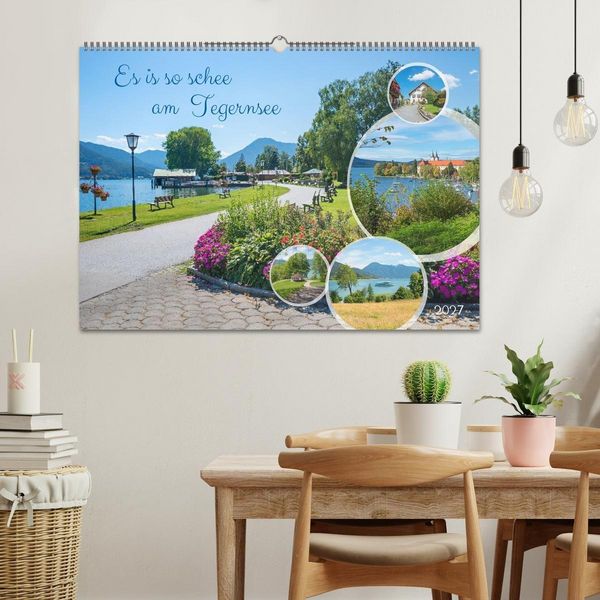 Produktbild: Es is so schee am Tegernsee (Wandkalender 2027 DIN A2 quer), CALVENDO Monatskalender