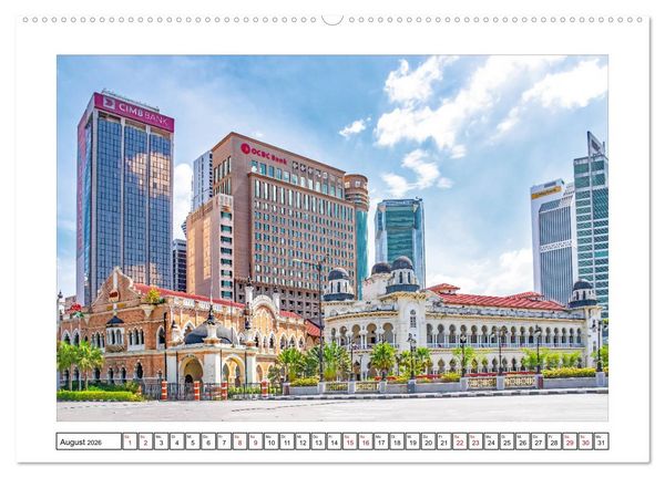 Produktbild: Kuala Lumpur - Traumreiseziel (Wandkalender 2026 DIN A2 quer), CALVENDO Monatskalender