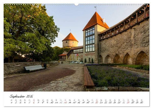 Produktbild: Tallinn Altstadt (Wandkalender 2026 DIN A2 quer), CALVENDO Monatskalender