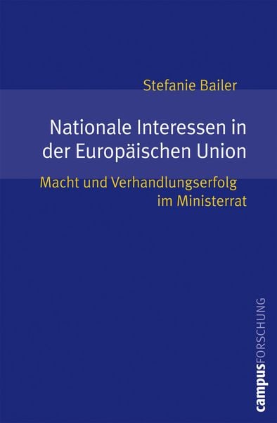 Produktbild: Nationale Interessen in der Europ&auml;ischen Union