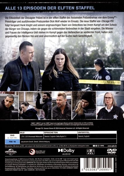 Produktbild: Chicago P.D. - Staffel 11 [3 DVDs]