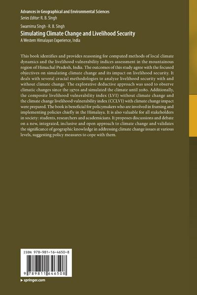 Produktbild: Simulating Climate Change and Livelihood Security