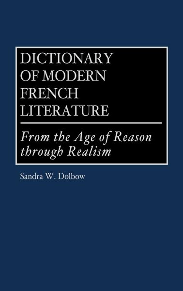 Produktbild: Dictionary of Modern French Literature