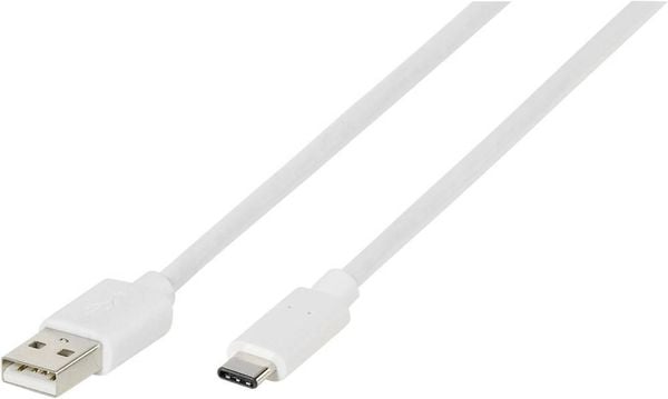 Vivanco USB-Kabel USB 2.0 USB-A Stecker, USB-C® Stecker 0.50m Weiß 38755