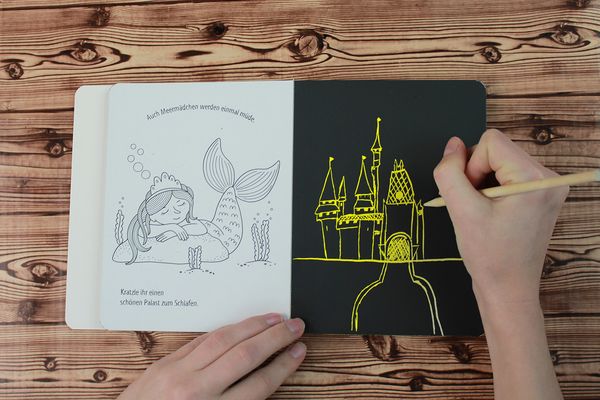 Produktbild: Die besten 33 Kreativ-Kratzelbilder f&uuml;r M&auml;dchen