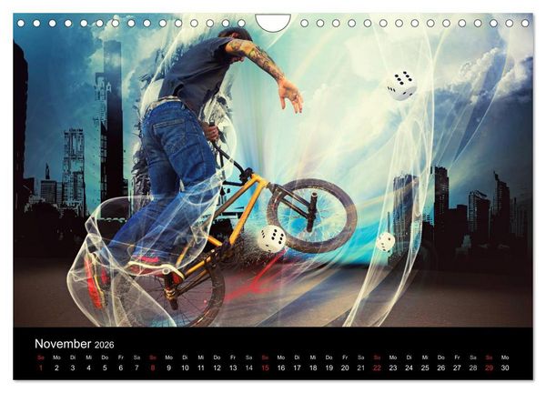 Produktbild: BMX My Life (Wandkalender 2026 DIN A4 quer), CALVENDO Monatskalender