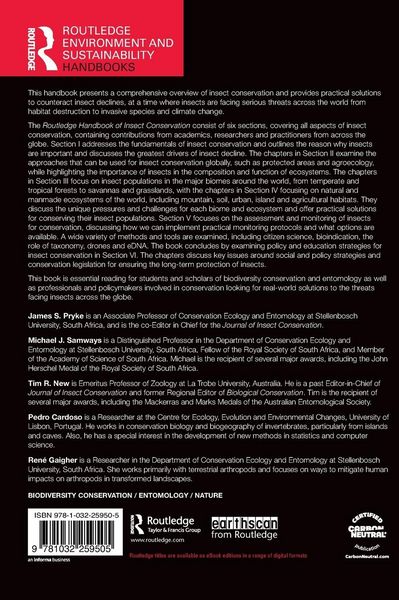 Produktbild: Routledge Handbook of Insect Conservation