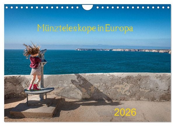 Produktbild: M&uuml;nzteleskope in Europa (Wandkalender 2026 DIN A4 quer), CALVENDO Monatskalender