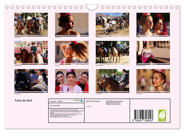 Produktbild: Feria de Abril (Wandkalender 2026 DIN A4 quer), CALVENDO Monatskalender