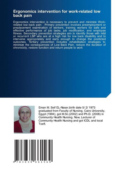 Produktbild: Ergonomics intervention for work-related low back pain