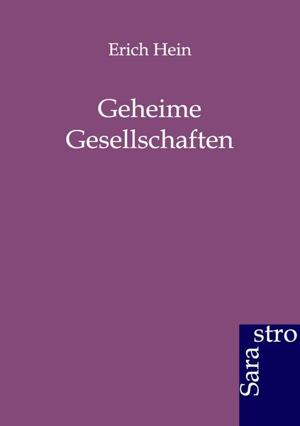 Produktbild: Geheime Gesellschaften