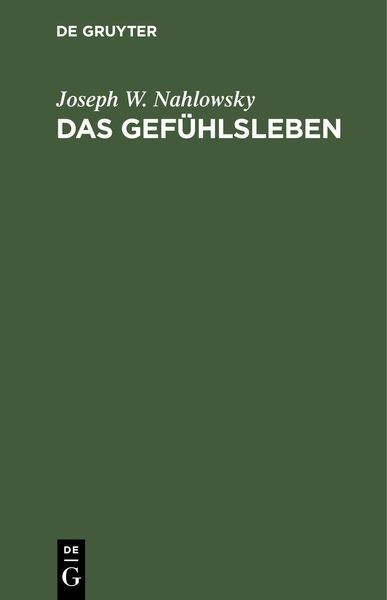 Produktbild: Das Gef&uuml;hlsleben