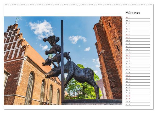 Produktbild: Ein Wochenende in Riga (Wandkalender 2026 DIN A2 quer), CALVENDO Monatskalender