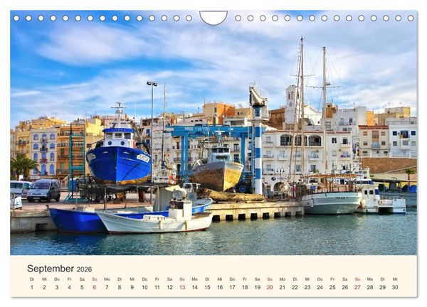 Produktbild: Costa Dorada - Die Goldene K&uuml;ste Spaniens (Wandkalender 2026 DIN A4 quer), CALVENDO Monatskalender
