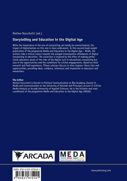 Produktbild: Storytelling and Education in the Digital Age
