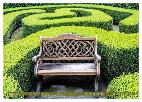 Produktbild: Faszination LABYRINTH - unterwegs in der Natur (Wandkalender 2026 DIN A3 quer), CALVENDO Monatskalender