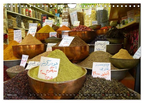 Produktbild: Iran - Eine Bilder-Reise (Wandkalender 2026 DIN A4 quer), CALVENDO Monatskalender
