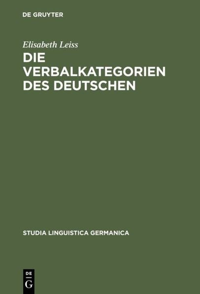 Produktbild: Die Verbalkategorien des Deutschen