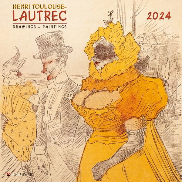 'Henri ToulouseLautrec 2024' 'Kalender'