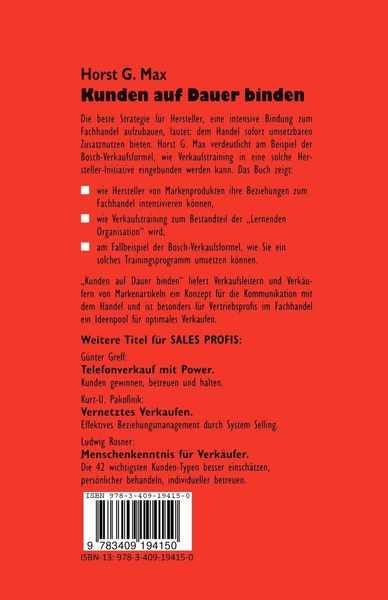 Produktbild: Kunden auf Dauer Binden