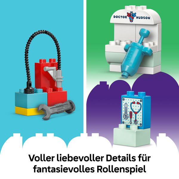 Produktbild: LEGO DUPLO │ Disney McQueens Besuch in Docs Werkstatt Bauspielzeug 10456