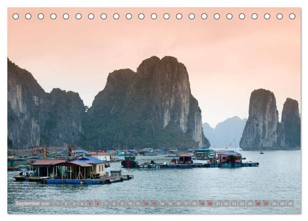 Produktbild: Vietnam - Momente einer Reise (Tischkalender 2026 DIN A5 quer), CALVENDO Monatskalender