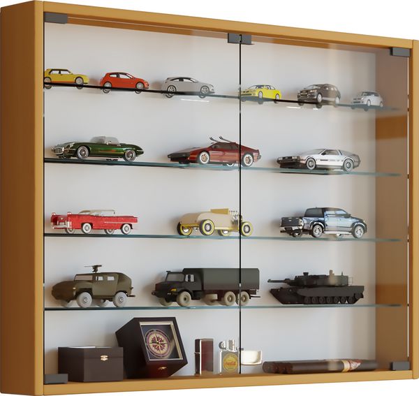 Produktbild: H&auml;ngevitrine Wandvitrine Sammel Deko Mandosa L