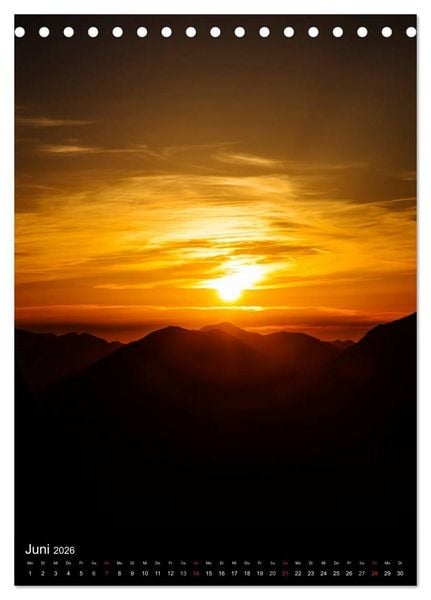 Produktbild: Bergblicke - Mittenwald (Tischkalender 2026 DIN A5 hoch), CALVENDO Monatskalender
