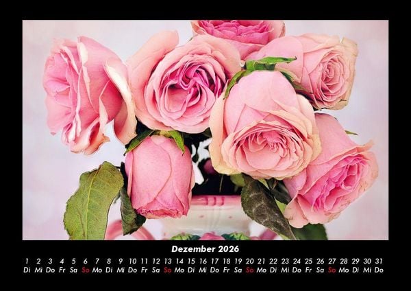 Produktbild: Rosen-Kalender 2026 Fotokalender DIN A3