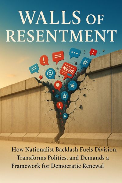 Produktbild: Walls of Resentment: How Nationalist Backlash Fuels Division, Transforms Politics, and Demands a Framework for Democratic Renewal