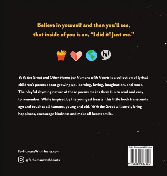 Produktbild: YoYo the Great and Other Poems for Humans with Hearts