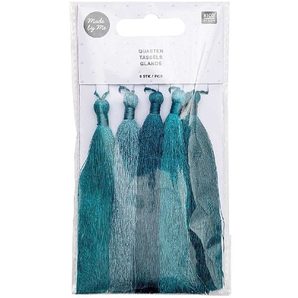 Produktbild: Quasten Seeblau