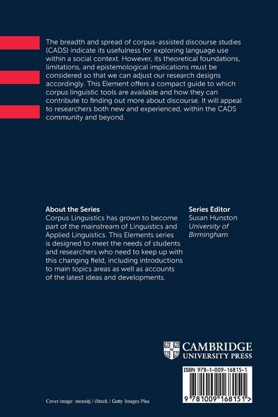 Produktbild: Corpus-Assisted Discourse Studies
