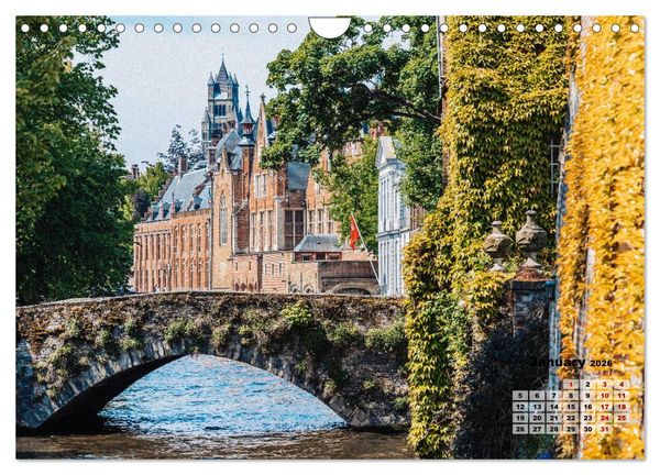 Produktbild: The Fascination of Bridges (Wall Calendar 2026 DIN A4 landscape), CALVENDO 12 Month Wall Calendar