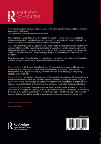 Produktbild: The Routledge Companion to Organizational Change