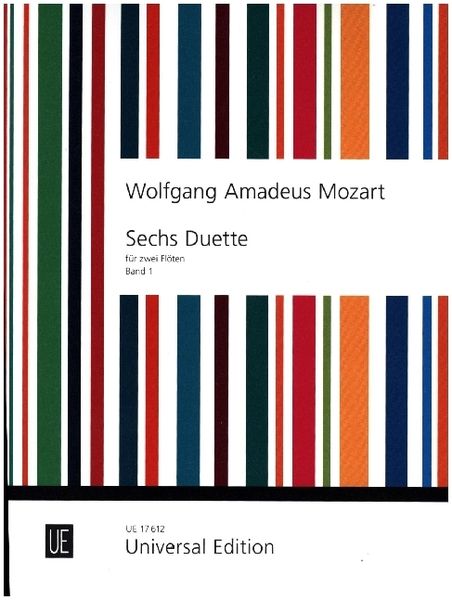 Mozart, W: 6 Duette. Für 2 Flöten. Bd. 1