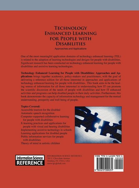 Produktbild: Technology Enhanced Learning for People with Disabilities