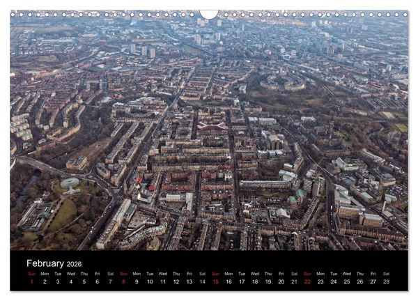Produktbild: Glasgow from the Air (Wall Calendar 2026 DIN A3 landscape), CALVENDO 12 Month Wall Calendar