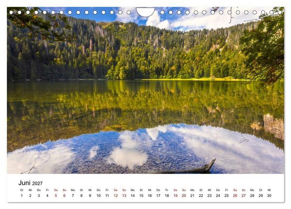 Produktbild: Schwarzwald, Seen und Hochmoore (Wandkalender 2027 DIN A4 quer), CALVENDO Monatskalender
