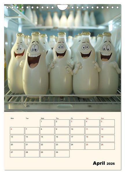 Produktbild: The Light ist still on in the Fridge (Wall Calendar 2026 DIN A4 portrait), CALVENDO 12 Month Wall Calendar