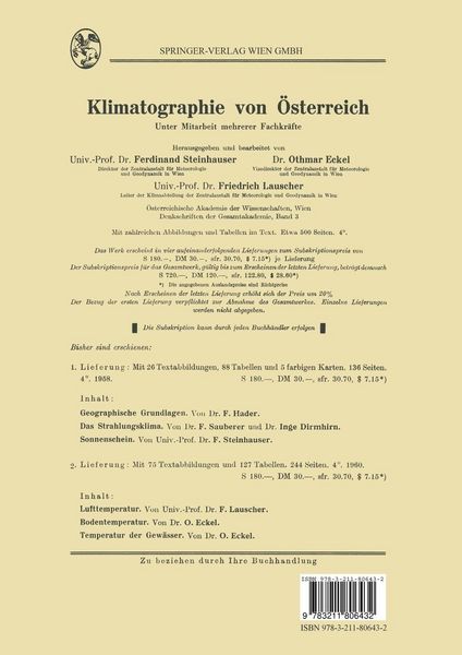 Produktbild: 58.&ndash;59. Jahresbericht des Sonnblick-Vereines f&uuml;r die Jahre 1960&ndash;1961