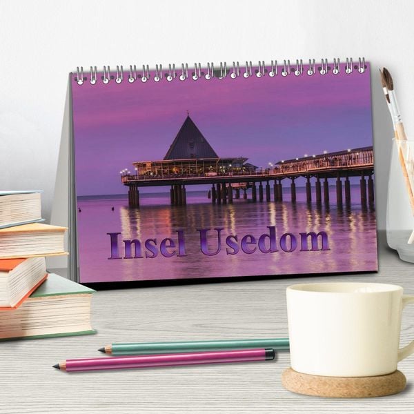 Produktbild: Insel Usedom (Tischkalender 2026 DIN A5 quer), CALVENDO Monatskalender
