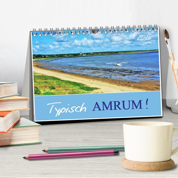 Produktbild: Typisch Amrum! (Tischkalender 2026 DIN A5 quer), CALVENDO Monatskalender