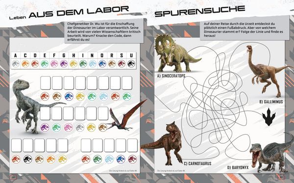 Produktbild: Jurassic World: Die Dinosaurier sind los!
