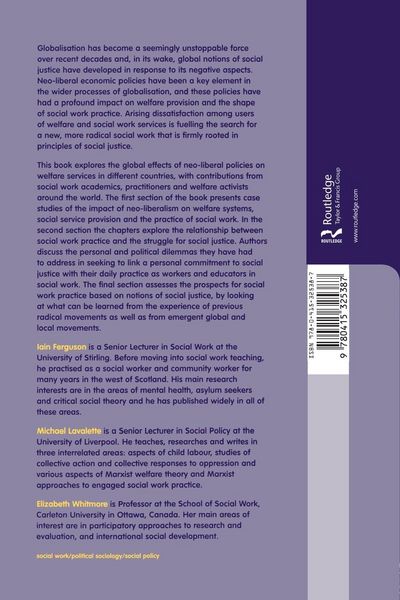 Produktbild: Globalisation, Global Justice and Social Work