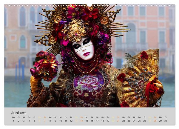 Produktbild: Venedigs Sch&ouml;nheiten (Wandkalender 2026 DIN A2 quer), CALVENDO Monatskalender