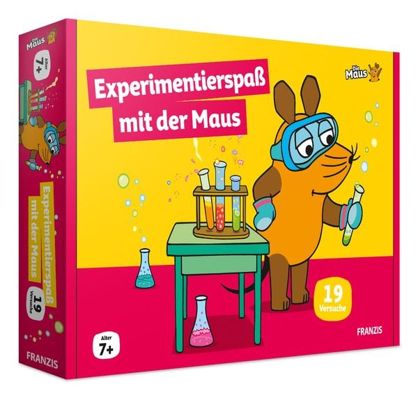 Produktbild: FRANZIS 67232 - Die Maus Experimentierspa&szlig; mit der Maus. Mehr als 20 Versuche! F&uuml;r Kinder ab 7 Jahren