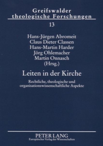 Produktbild: Leiten in der Kirche